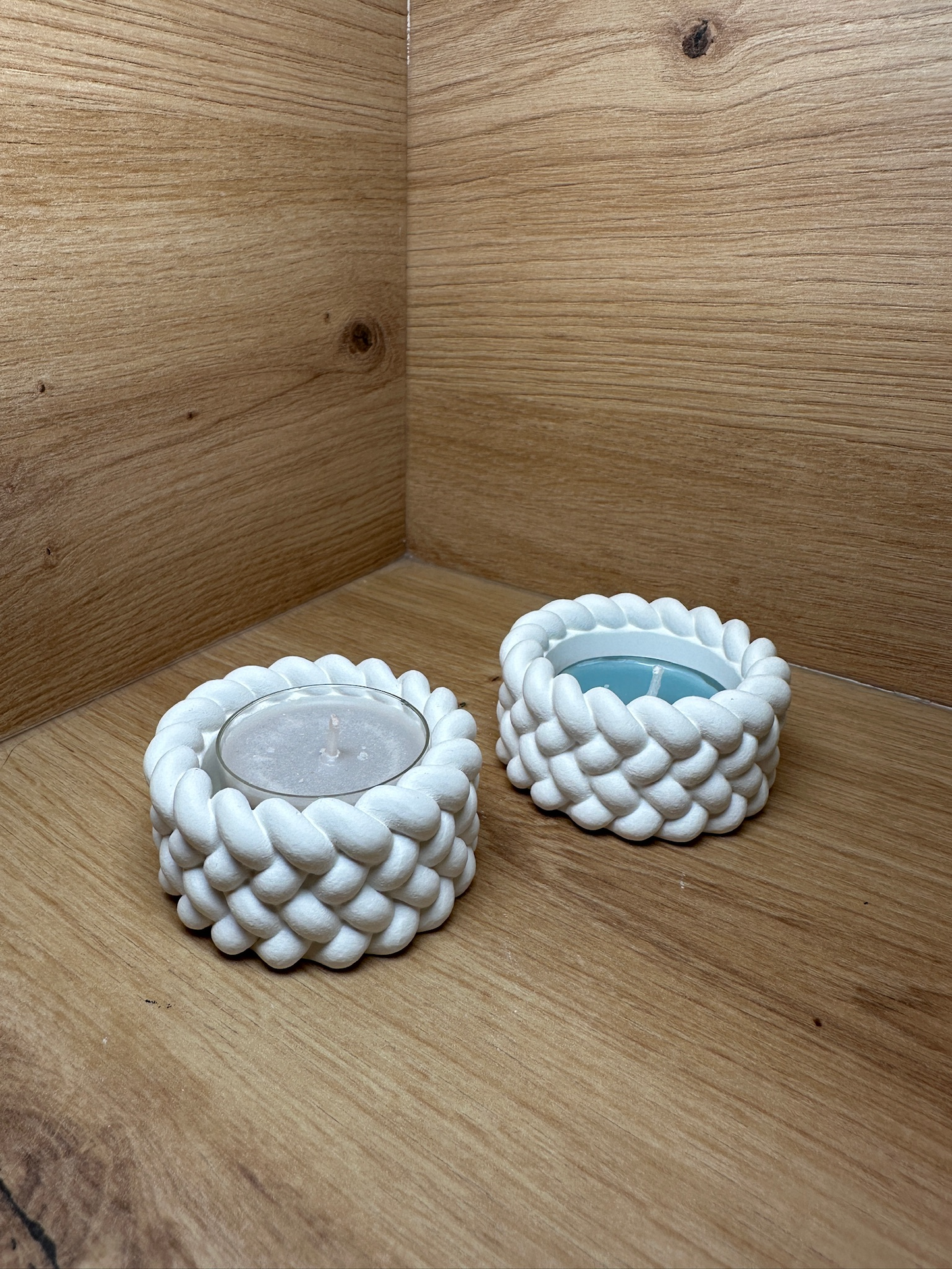 🕯 Geflochtener Teelichthalter – Stilvoll & Zeitlos ✨