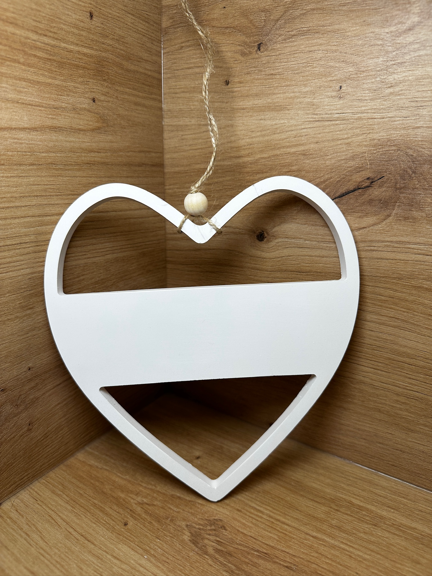 ❤️ Hängendes Deko-Herz aus Raysin – Stilvoll & Vielseitig ✨ personalisierbar