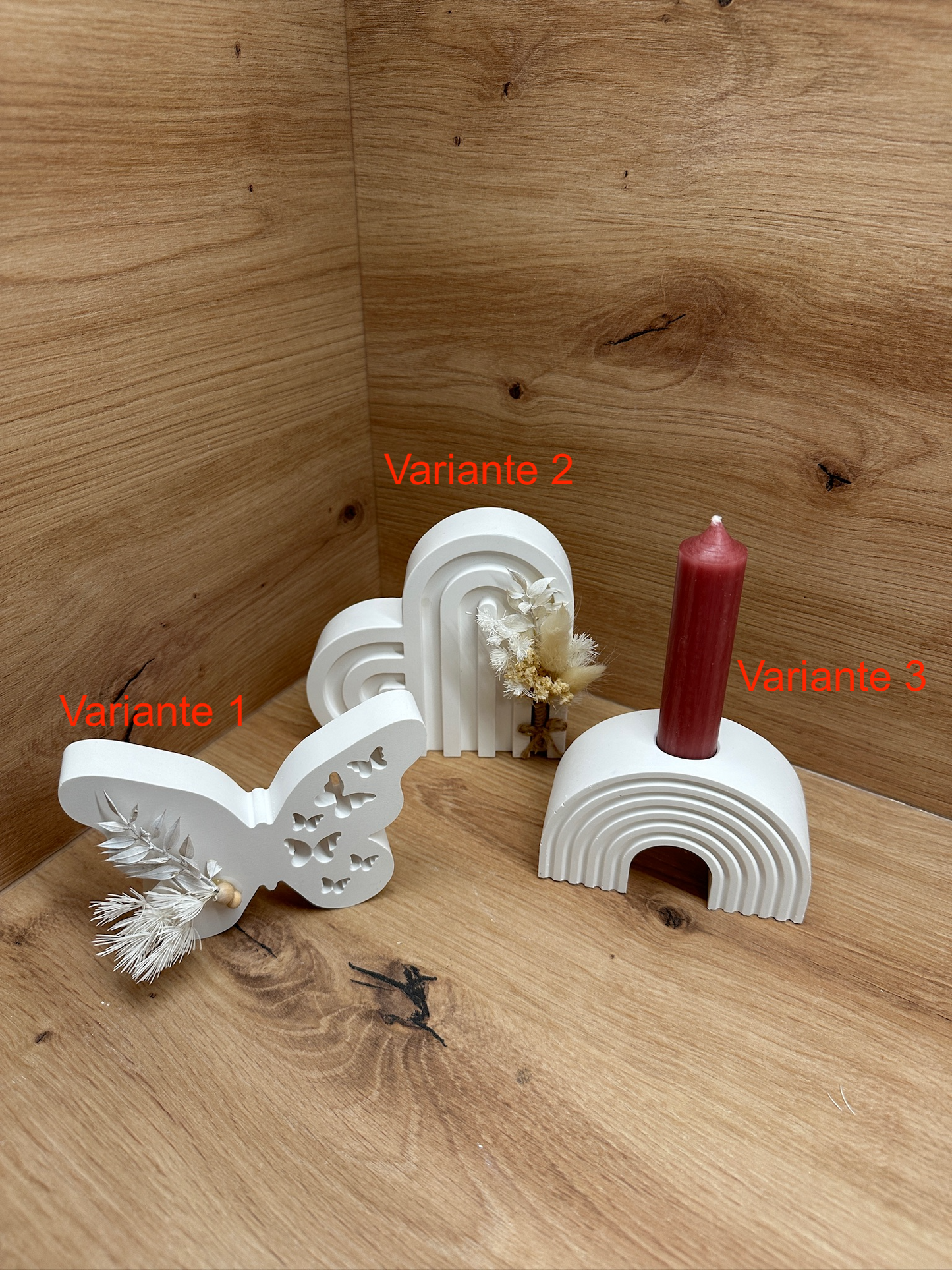 🌿 Frühlingshafte Osterdeko – Einzeln oder im 3er-Set erhältlich 🦋🌈🕯️