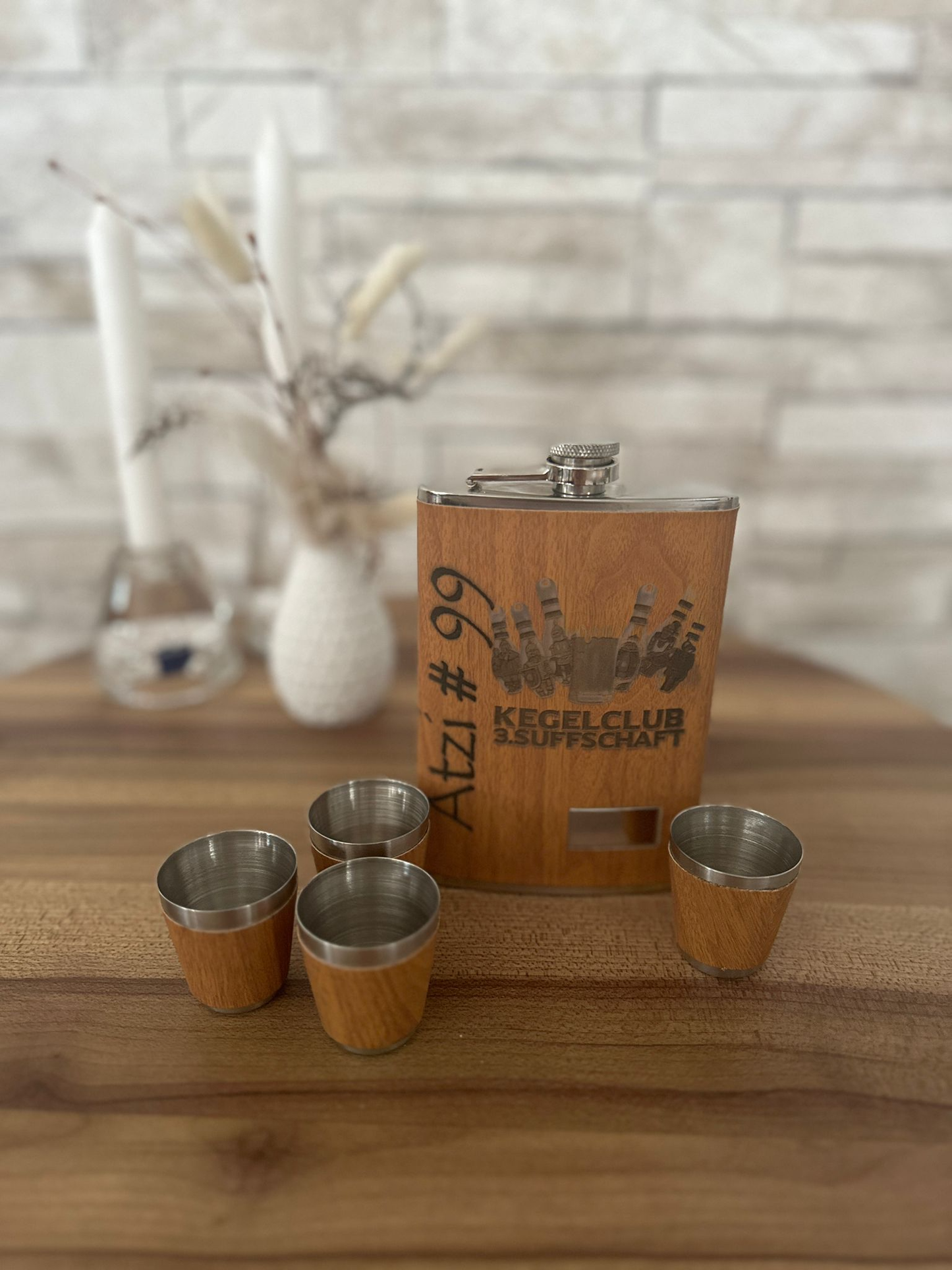 🎁 Der personalisierte Flachmann inkl. Pinchen – Dein treuer Begleiter für unterwegs! 🥃