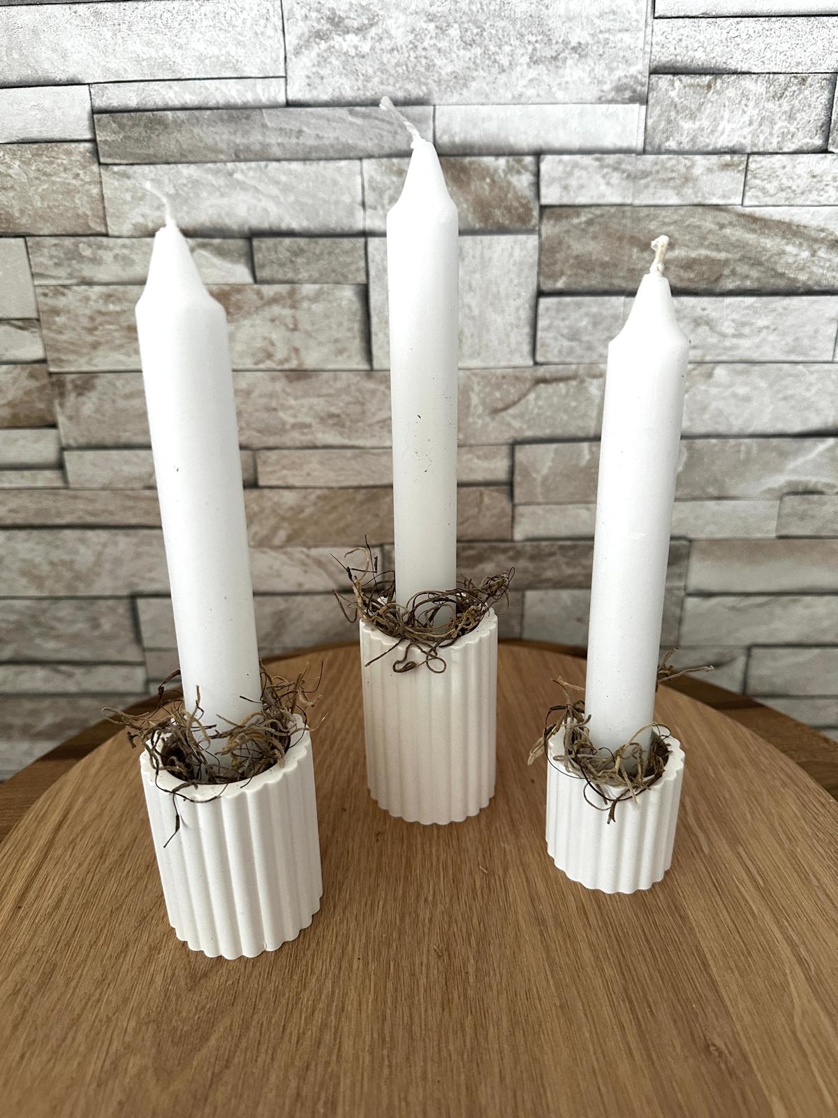 🌿 Zeitlose Eleganz für Dein Zuhause – Kerzenhalter & Dekoschale aus Raysin auf massiver Eiche 🌿 (Einzeln & als Set erhältlich, personalisierbar)