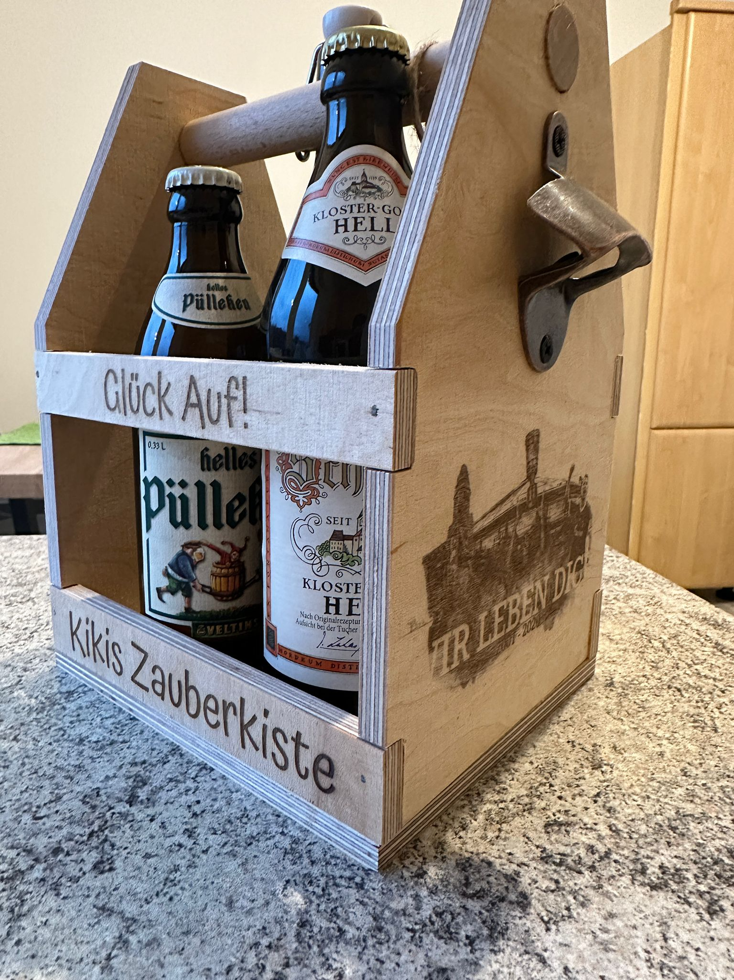 🎁 Der perfekte Bierträger für Genießer! 🍺 Personalisierbar und in versch. Größen